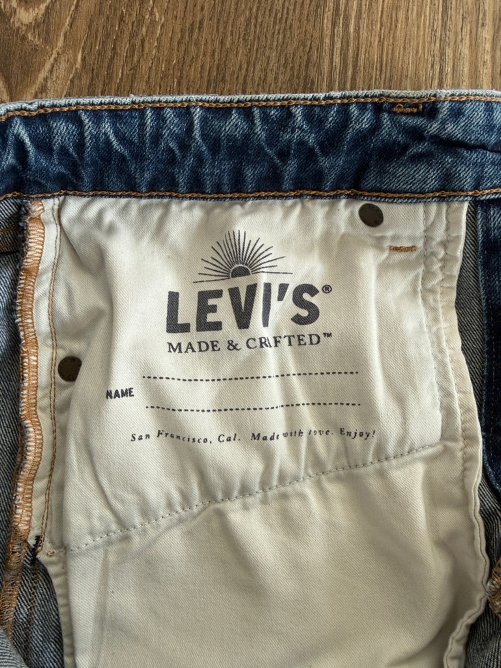 Levi's Men's Straight Light Blue Denim Jeans 32/32 - Picture 5 of 8